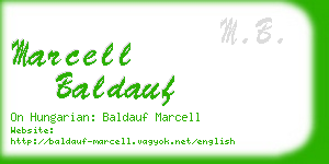 marcell baldauf business card